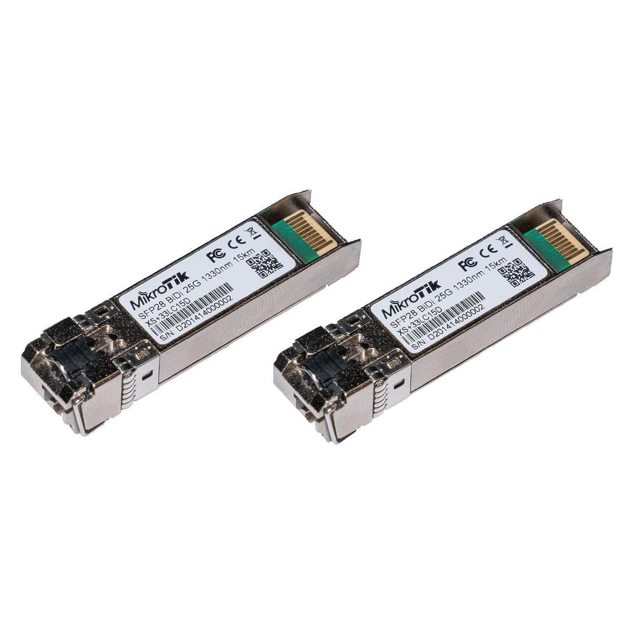 MikroTik Pair of bidirectional SFP 1G (XS+2733LC15D)
