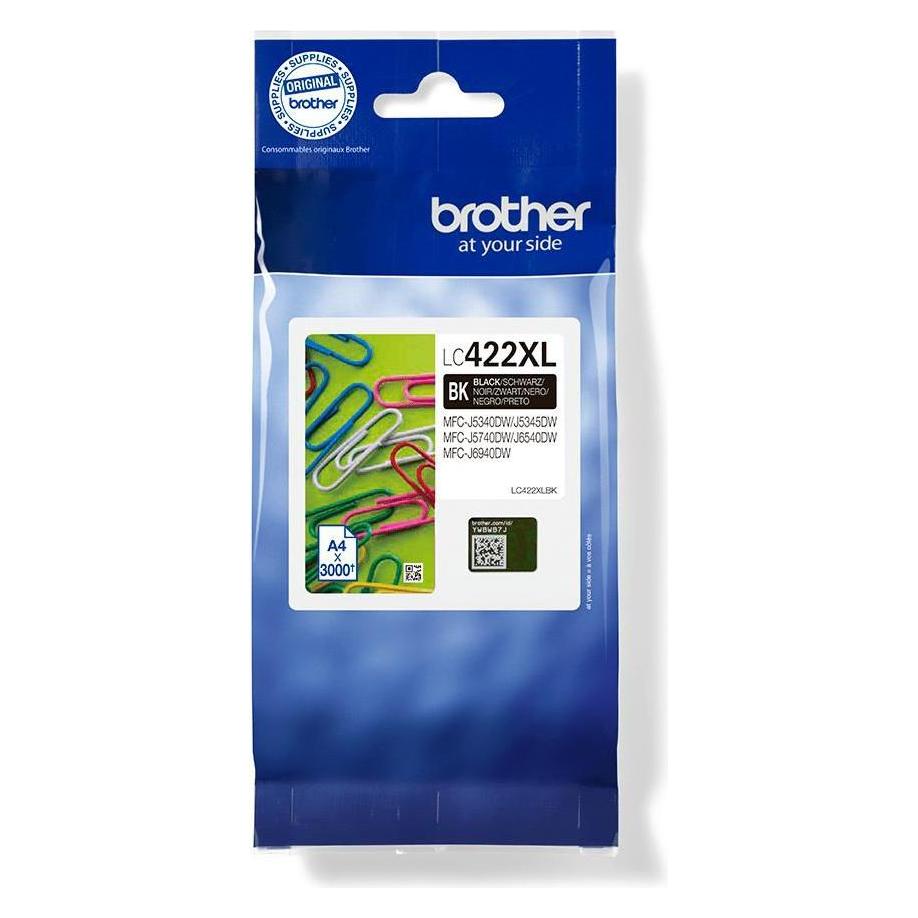 Brother Ink Cartridge 1 Pc(S) (BK) (LC-422XLBK)