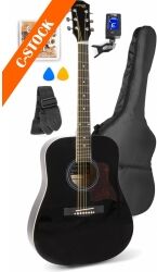 SoloJam Western Guitar Pack Black "C-STOCK" TILBUD NU