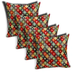 Linke Licardo Kissenhülle Goldpunkte 50x50 cm 4er-Set
