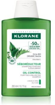 Klorane Nettle champô de limpeza para cabelo oleoso 200 ml. Nettle