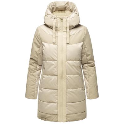 Steppjacke NAVAHOO "Samtkätzchen", Damen, Gr. M (38), grau (hellgrau), Obermaterial 1: 100% Polyester. Obermaterial 2: 95% Polyester, 5% Elasthan. Futter: 100% Polyester. Ärmelfutter: 100% Polyester. Wattierung: 100% Polyester, figurumspielend...
