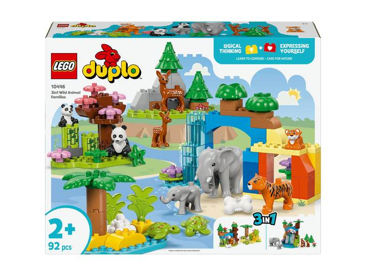 LEGO Duplo Ma Ville Familles d'Animaux Sauvages 3-en-1 10446 LEGO