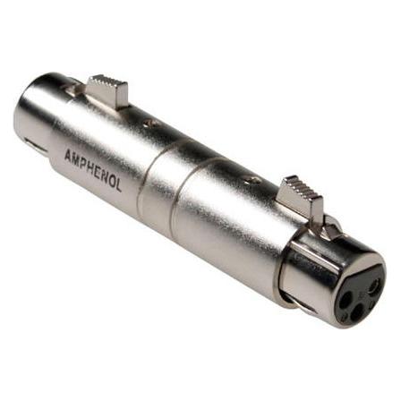 Amphenol XLR Adapter 3 pole female to female (AC3F3FW)