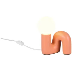 Reality Tischleuchte Quinn Keramik Orange Apricot