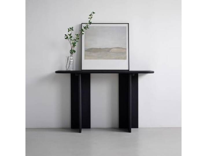 HLDJYLZS Konsolentisch aus Massivholz, Minimalistischer Schmaler Flurtisch Massivholz, minimalistisches Design, schmales Format, Wandaufstellung, Eingangsbereich, Flur, Diele, Wohnzimmer