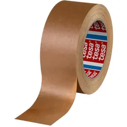 6x tesa, Klebeband, Verpackungsklebeband Papier  60408 chamois Länge 50 m Breite 50 mm (50 mm)