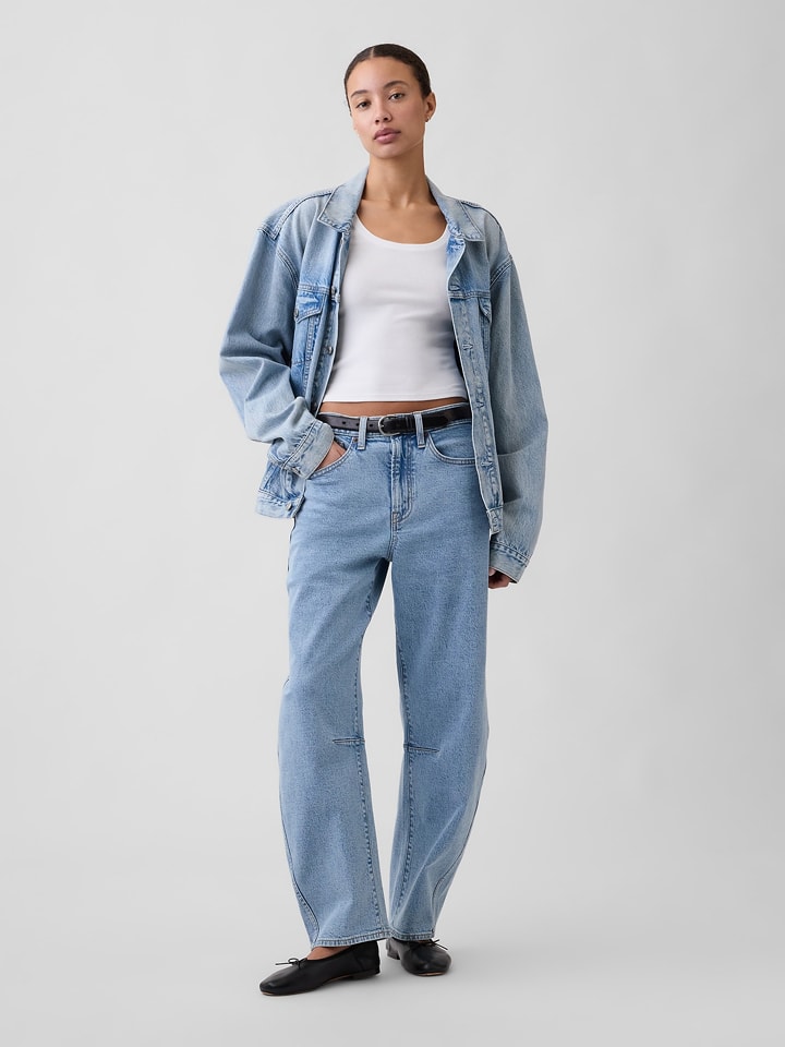 GAP Jeans - Barrel fit - in Hellblau - W26