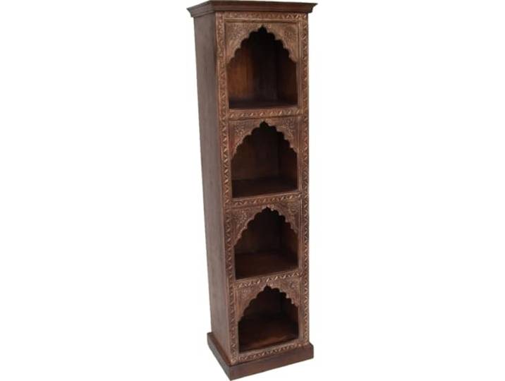 Orientalisches Regal Modell, kunstvoll beschnitzt, aus Holz, antik, 52 Kunstvolle Schnitzereien, historische Holzelemente, Maße: 35x32 cm, Höhe: 36 cm, einzigartiges Design für jeden Raum.