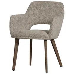 2er-Set DAHEIM Stuhl Murata Stoff Beige Natur