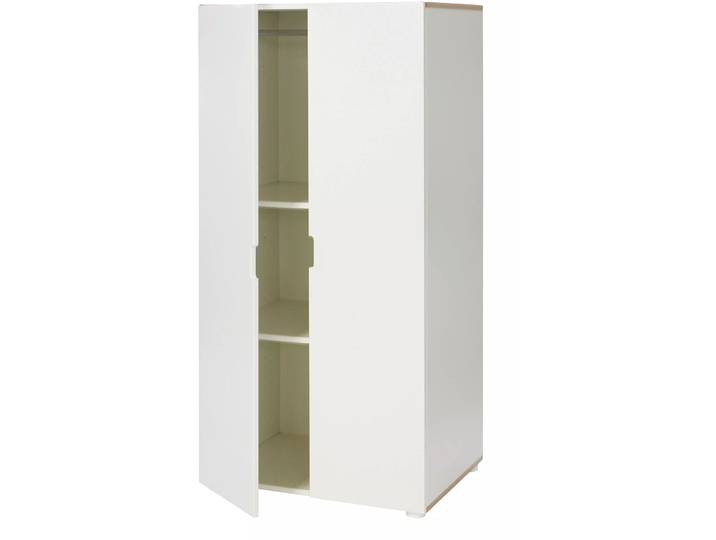 Kleiderschrank Elina weiss MDF B 70 cm