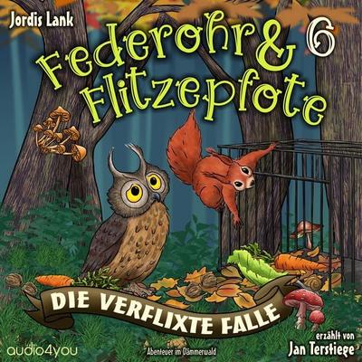 Federohr und Flitzepfote 6 - Die verflixte Falle - Jordis Lank, Audio, 9783988187956