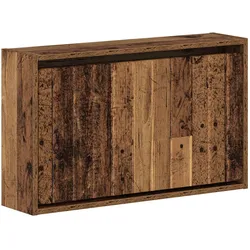 vidaXL, Schuhschrank, Wandmontierter Schuhschrank ZWOLLE 71 x 17 x 43 cm Altholz (17 x 17 x 43 cm)