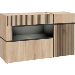 Sideboard Cross Schwarz/Hickory