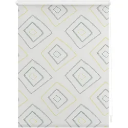 Lichtblick Rollo Klemmfix, ohne Bohren, Verdunkelung, Stripy Boho Rectangle  - Beige