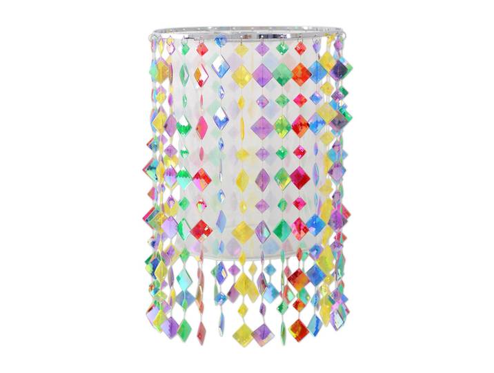 Näve Hängeleuchte 6008361 mit bunten Acrylplättchen 6008361, dimmbar, Multicolour, für Kinderzimmer, Kunststoff, Junges Wohnen, Deckenlampe