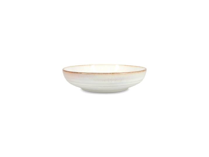 Lot de 4 bols blanc en grès 22xh5,5cm