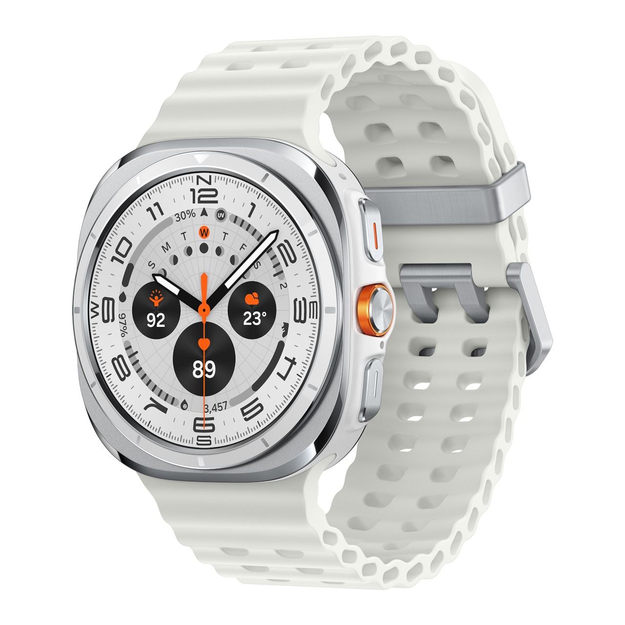 Samsung Galaxy Watch Ultra LTE (2025) Titanium White, SM-L705FAW2DBT, 47mm