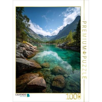 CALVENDO Puzzle Bondhusvatnet, Hardangerfjord | 1000 Teile Lege-Größe 64x48cm Foto-Puzzle für glückliche Stunden, von , Calvendo Puzzle