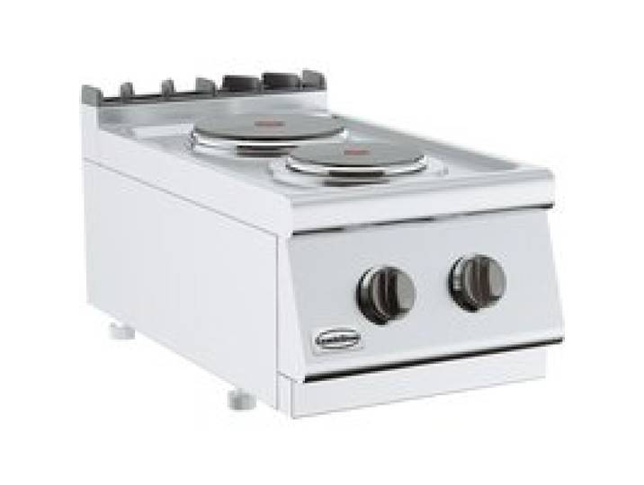 Réchaud Electrique Professionnel 2 ou 4 Plaques - Gamme 700 - Combisteel - Métallisé - l400- L1- P700- h300- Acier Inoxydable
