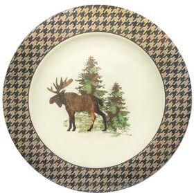 Paseo Road by HiEnd Accents Joshua Melamine Dinner Plate, 4PC