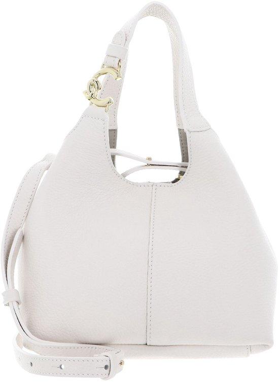 Coccinelle Handtasche - Weiß, einfarbig, doppelter Griff