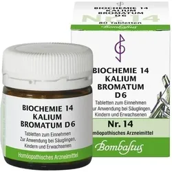 BIOCHEMIE 14 Kalium bromatum D 6 Tabletten 80 St