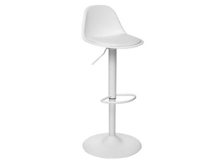 Tabouret bar déco style scandinave  Aiko  Atmosphera - 45x45x103 - Blanc