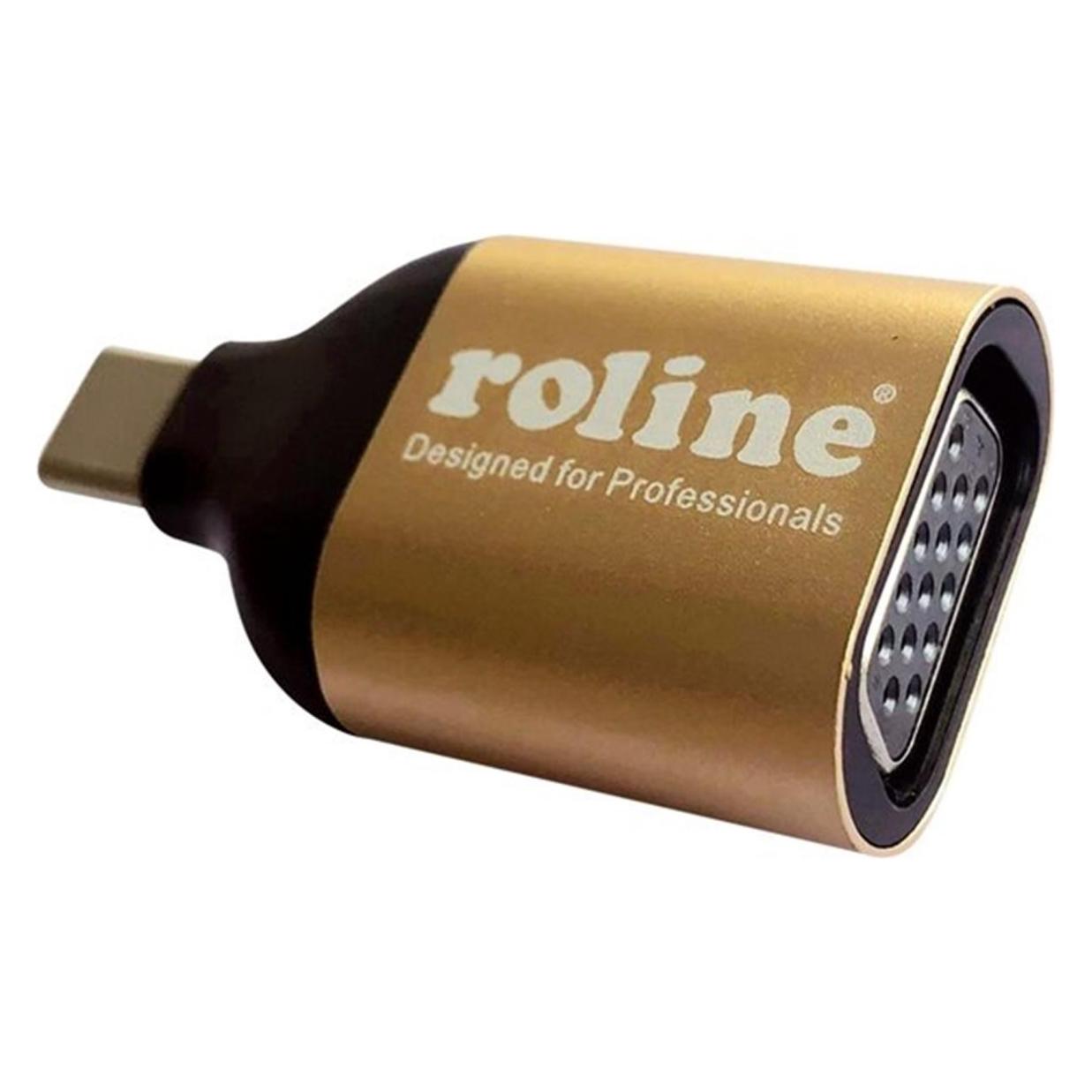 Roline GOLD Display Adapter USB Typ C (VGA) (12.03.3233)