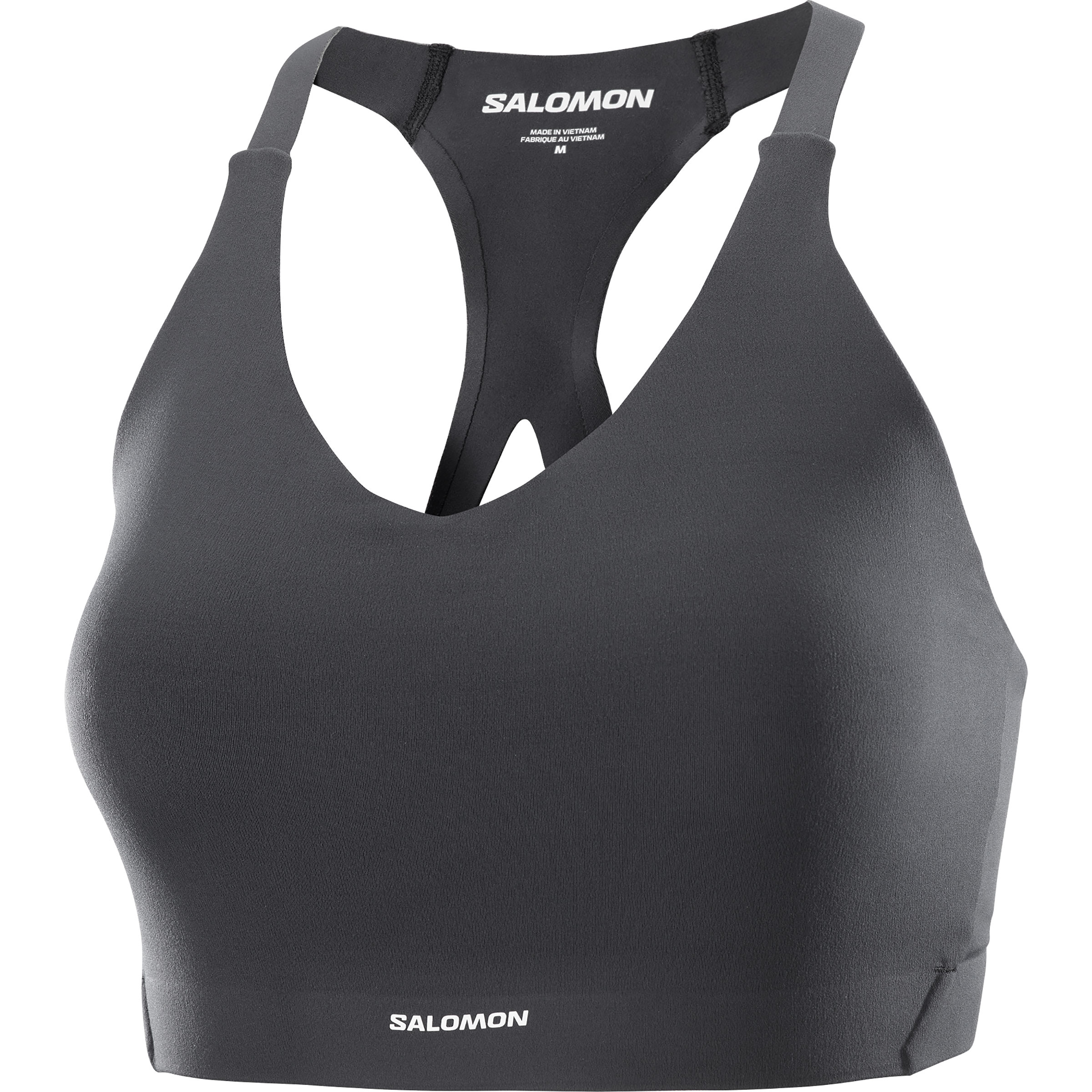 Salomon SHKout Bliss Sport BH Damen Sport-BHs grau Größe XL Trailrunning | Laufen Elastisch