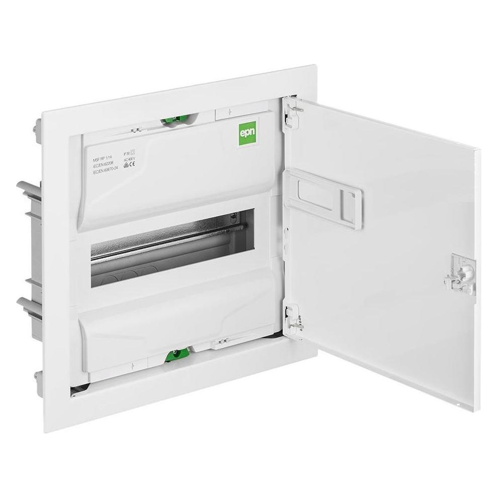Elektro-Plast Modulare Schaltanlage 1 x 14 Unterputz-weisse Stahltür IP30 (2001-00) (2001-00)