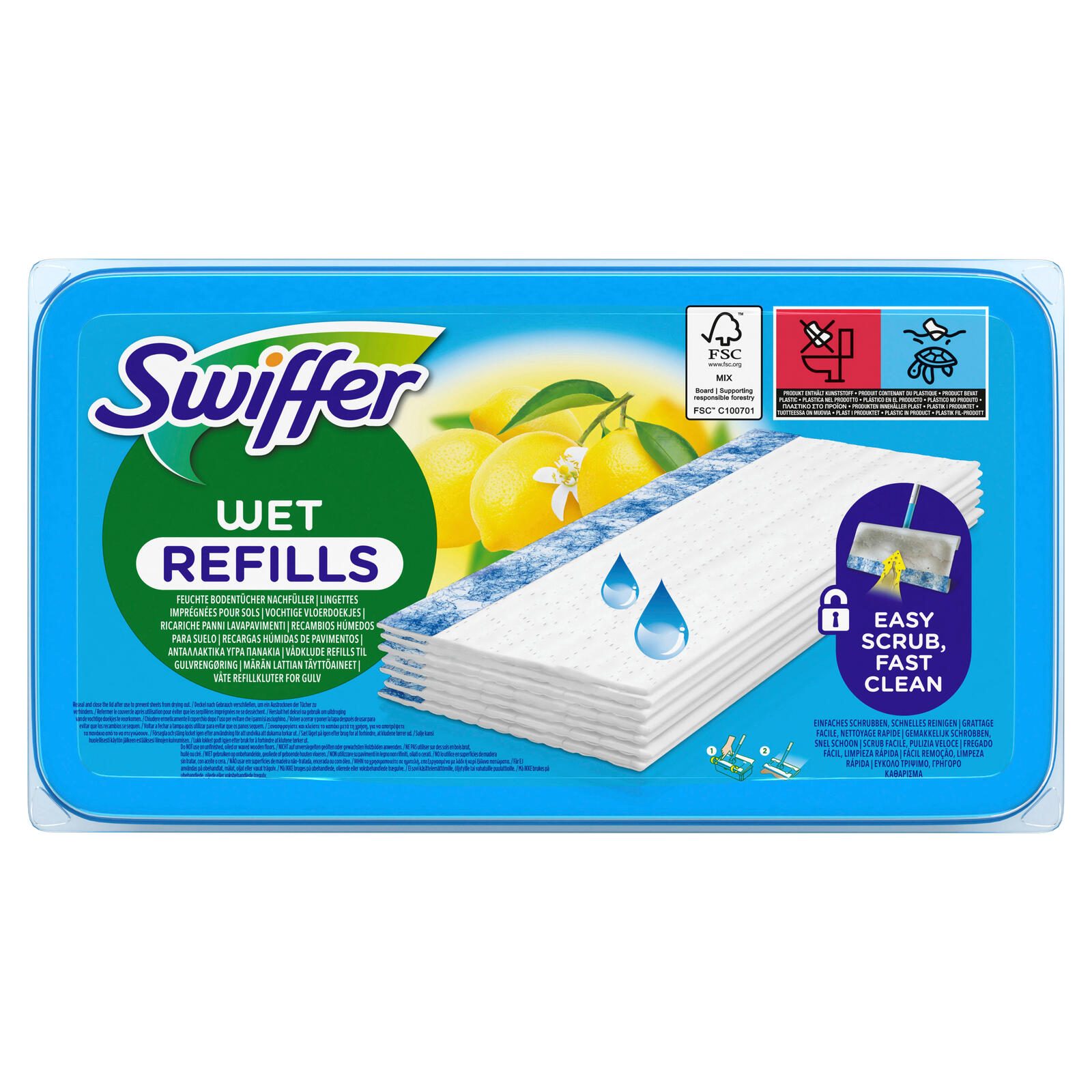 Swiffer WET - 48 Feuchte Bodentücher citrus fresh 8700216718400