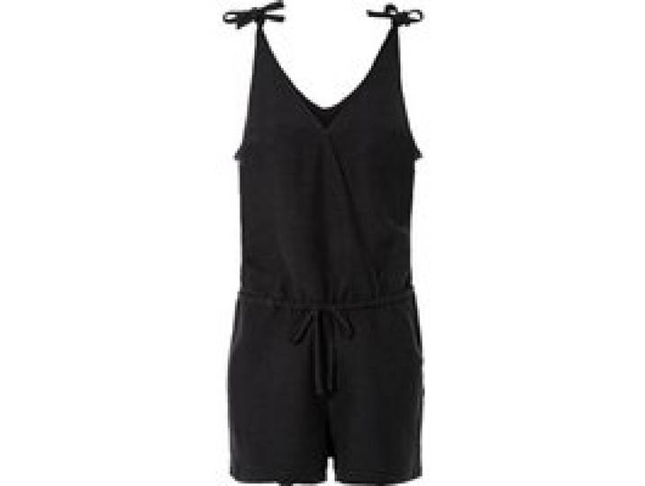 ESMARA® Combishort en lin femme (noir)