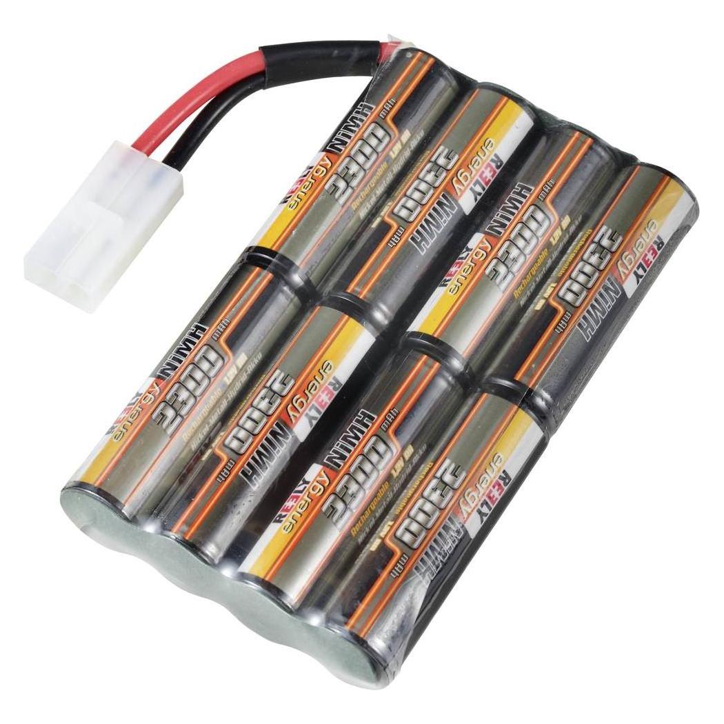 Reely Modellbau-Akkupack (NiMh) 9.6 V 2300 mAh Zellen-Zahl: 8 Mignon (AA) Stick (2300 mAh, 9.60 V) (RE-7839735)