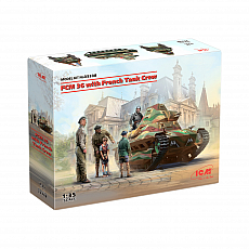 ICM - FCM 36 mit französischer Panzerbesatzung - 1:35 - 192 Teile 306638