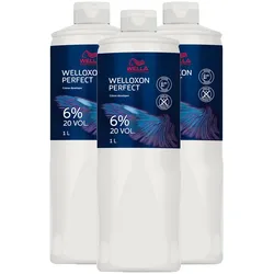 3000ml Wella Professionals Welloxon Perfect Creme Developer Set 6 % - 20 Vol. (3 x 1000ml)