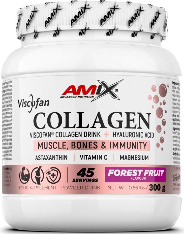 Amix Colágeno Viscofan Frutas Del Bosque 300g