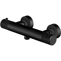 Steinberg Serie 171 Thermostat, für Dusche, Aufputz, 1713200S, Farbe: Mattschwarz