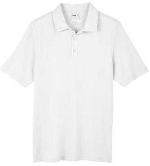 CORE365 CE112 Men's Fusion ChromaSoft Pique Polo Shirt in White size 2XL   Polyester