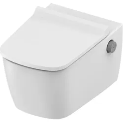 TECE TECEneo Dusch-WC 9700213 mit Duschfunktion, Set mit Deckel, Kalt-/Warmwasser, weiß