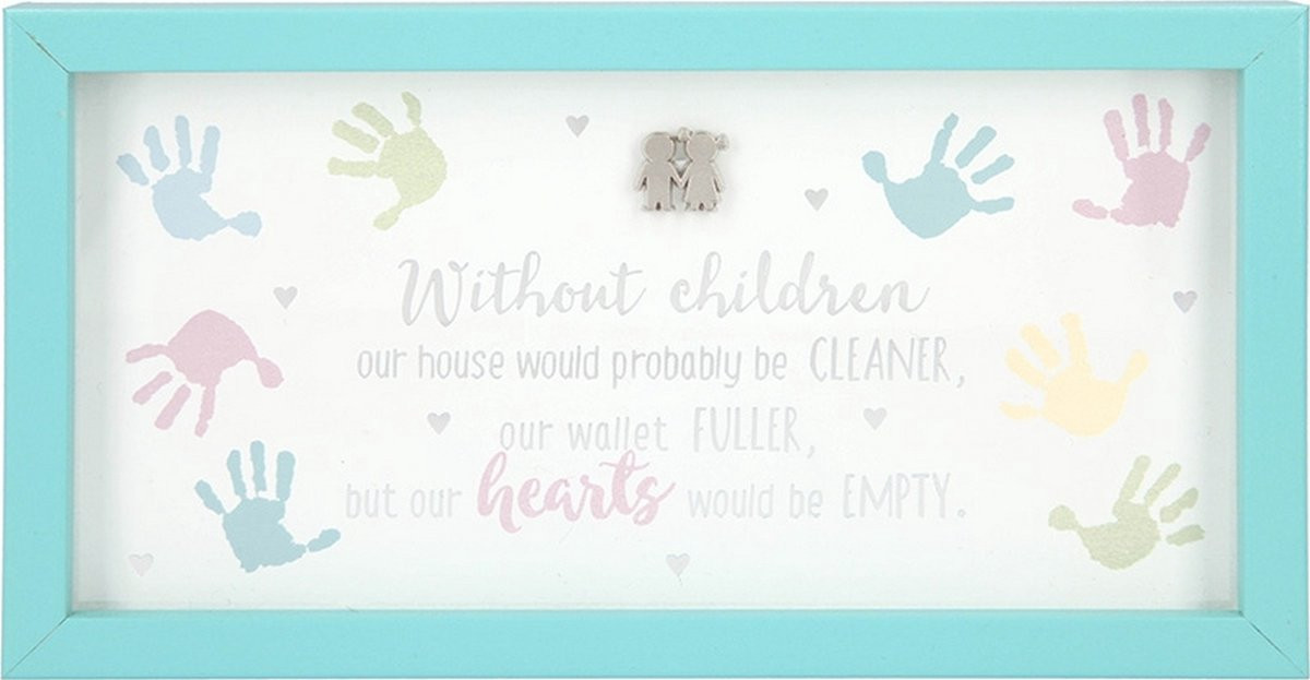 Depesche Fotolijst met tekst Without children our house would be empty