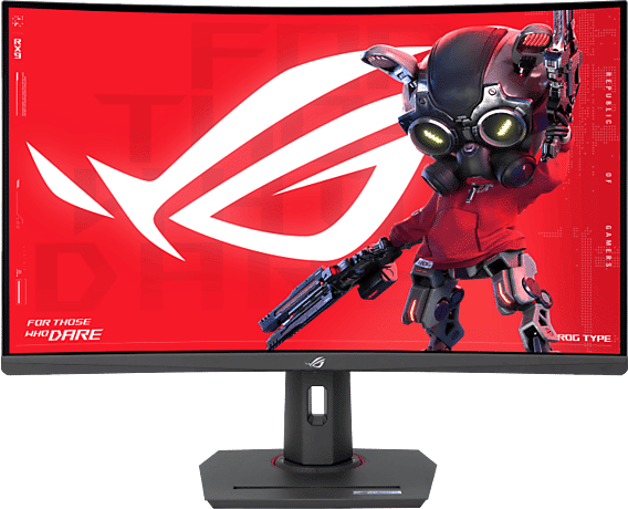 Monitor gaming - ASUS ROG Strix XG32WCS, 31.5" WQHD, 180 Hz, 1 ms, Fast VA, Curvo, HDR, Negro