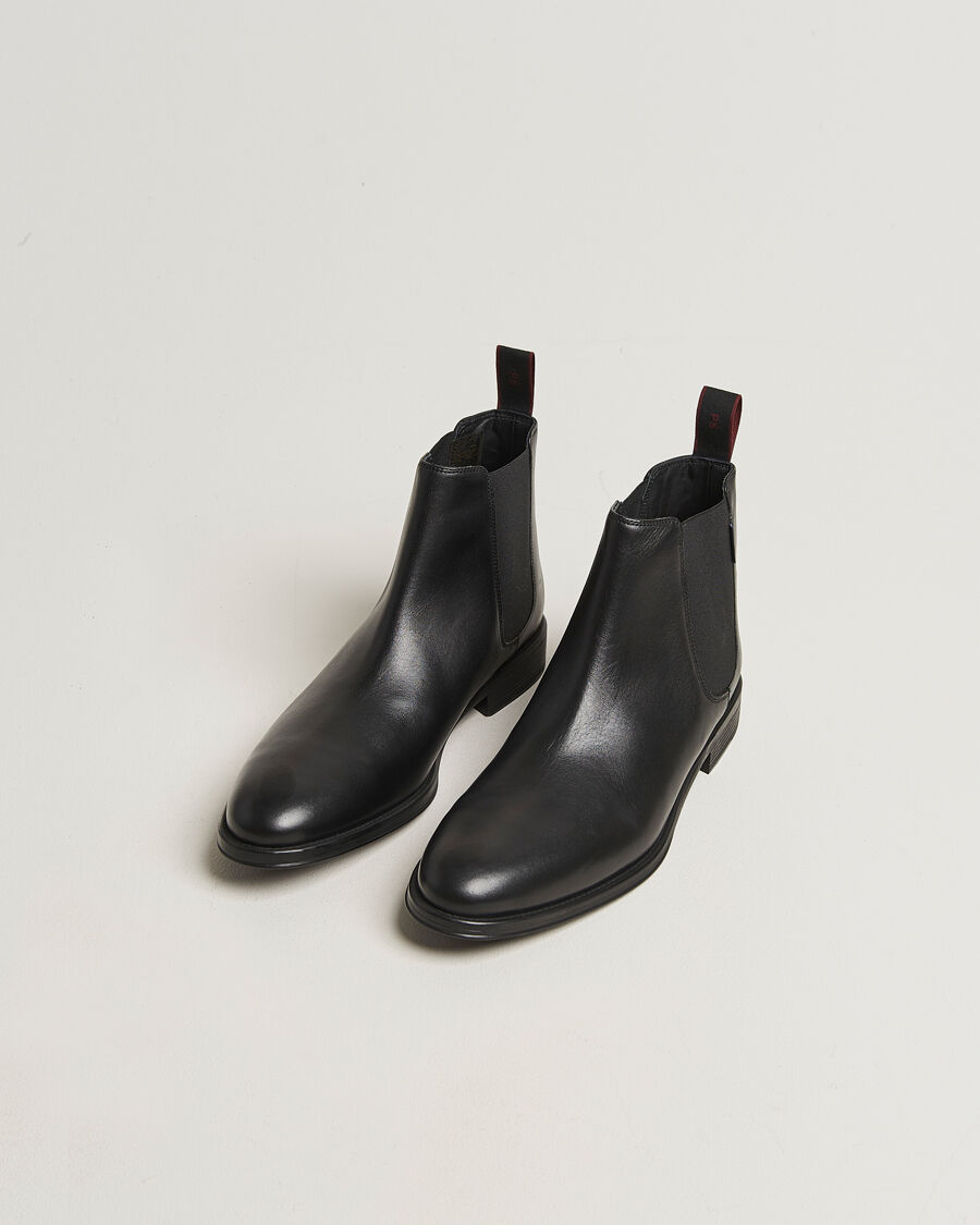 PS Paul Smith Augustus Leather Chelsea Boot Black men EU45 Sort