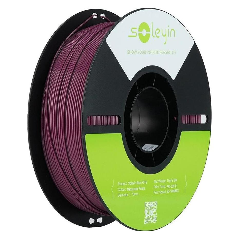 Creality Filament Soleyin PETG Backstein Rot 1.75 mm 1 kg (PETG, 1000 g, 1.75 mm) (3301030161)