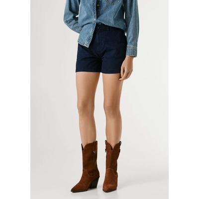 Shorts PEPE JEANS "shorts GADEA SHORT", Damen, Gr. XL, deep sea blau, 100% Baumwolle, Hosen Shorts