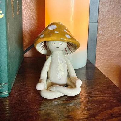 Meditation Mushroom Resin Ornament Meditation Mushroom Resin Ornament