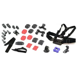 Xrec Zestaw Montażowy 30w1 Uchwyt Do Gopro Hero 1/2/3/3+/4 Chest Mount, Action Cam Zubehör