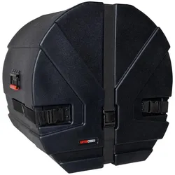 Gator GPC2216BD Grooves Roto Bass Drum Case 22"x16" (Trommel), Instrumententasche + Koffer, Rot, Schwarz