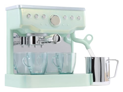 Little Tikes Sweet Spaces Espressomachine - Zacht Zeegroen Speelgoedkoffiezetapparaat met accessoires voor kinderen vanaf 3 jaar