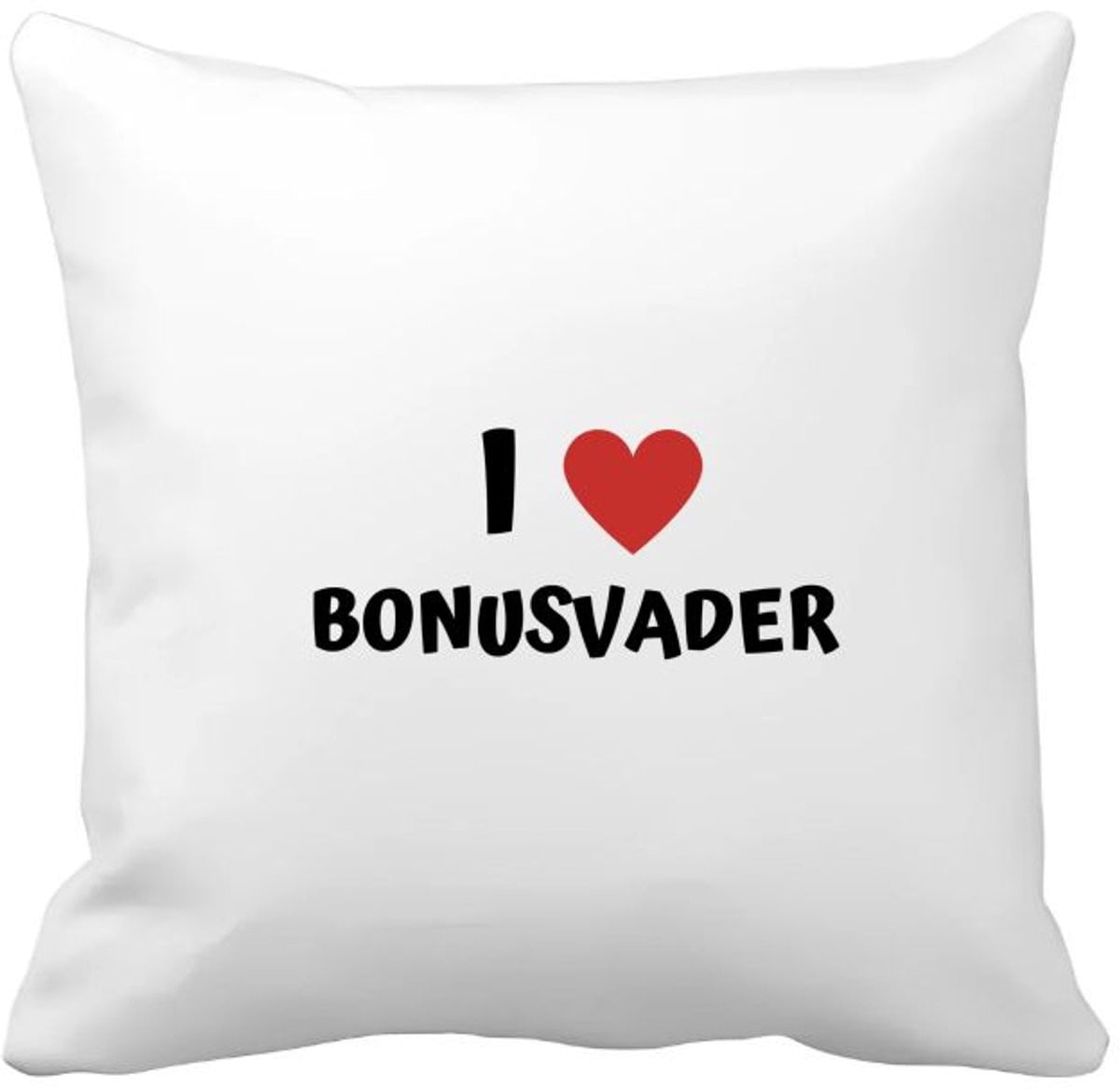 Akyol Kussenhoes I Love Bonusvader - 40 x 40 cm